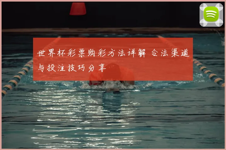 世界杯彩票购彩方法详解 合法渠道与投注技巧分享